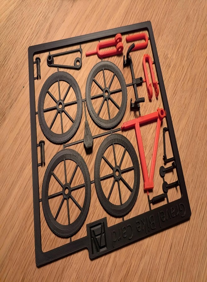 3D CRAFT Decorative Plastic Bicycle Model,Puzzle, Multicolor - Image 4